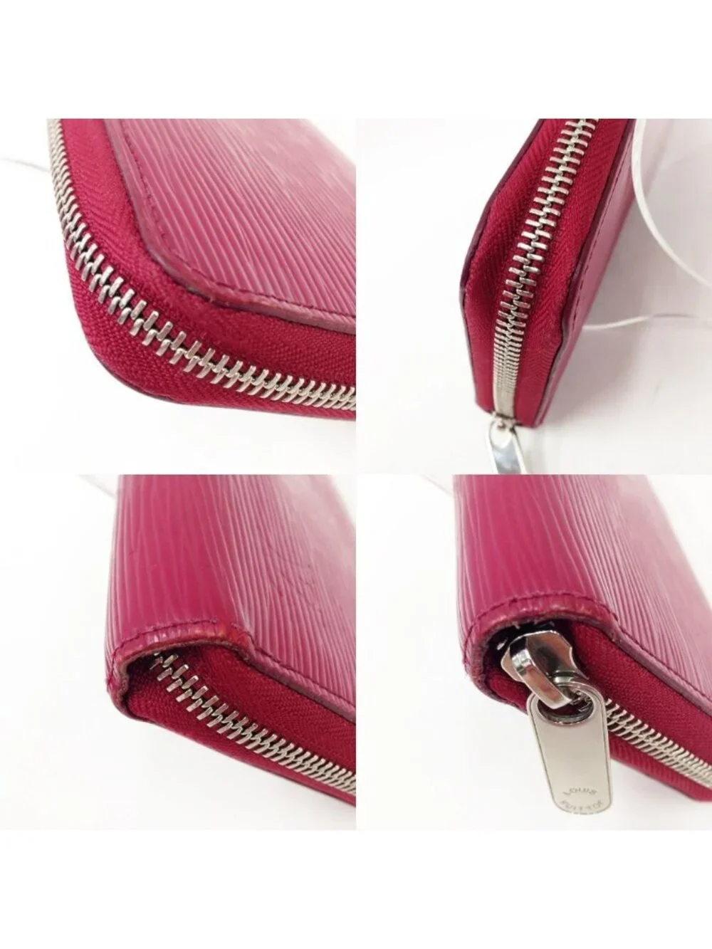 Louis Vuitton Epi Zippy Wallet Fuchsia Pink